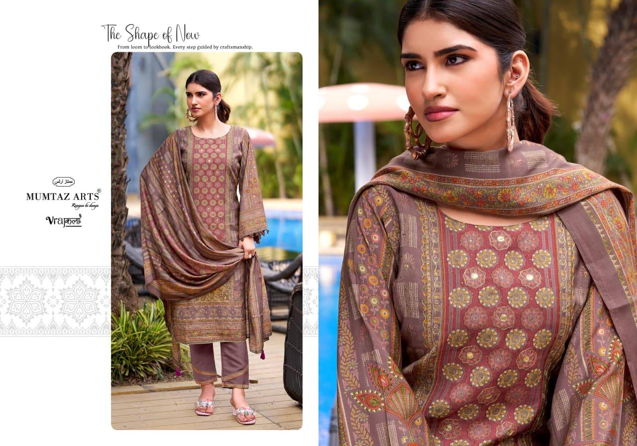 AMOUR by MUMTAZ ARTS 1001 TO 1006 SERIES Pakistani Stylish Embroidered PURE VISC MODAL Dresses At Wholesale Price